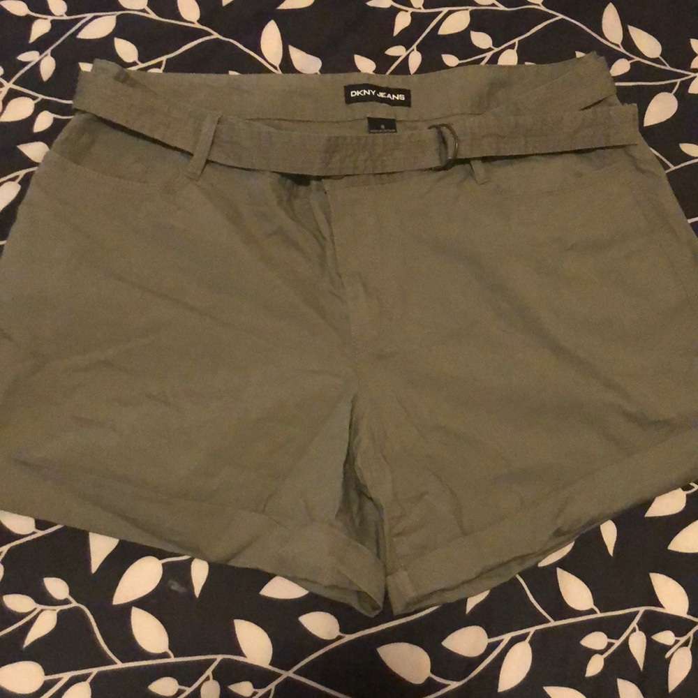 DKNY Olive Green Shorts size 16
